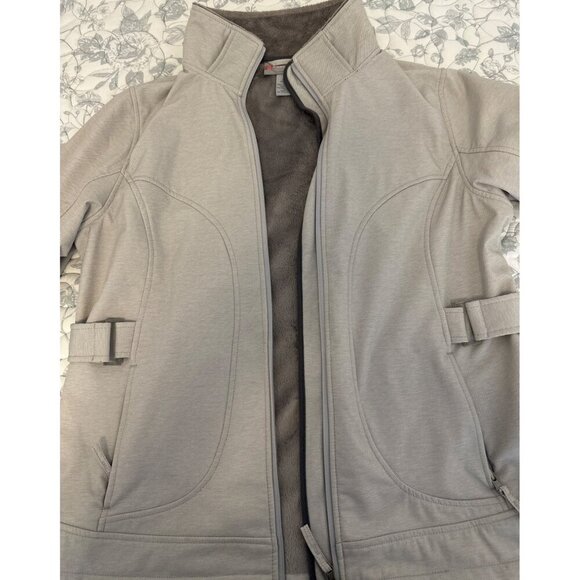 Free Country Faux Fur Lined Jacket Women's, Size Large Gray Faux Fur lining - Picture 11 of 12